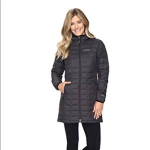 Black Women's White Out™ Mid Hooded Jacket